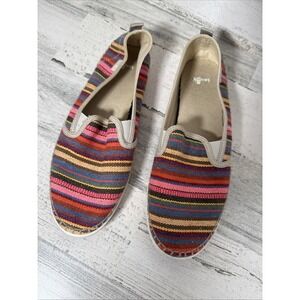 Sanuk Brook TX Slip-On Shoes Multi-color Women's Size 9‎